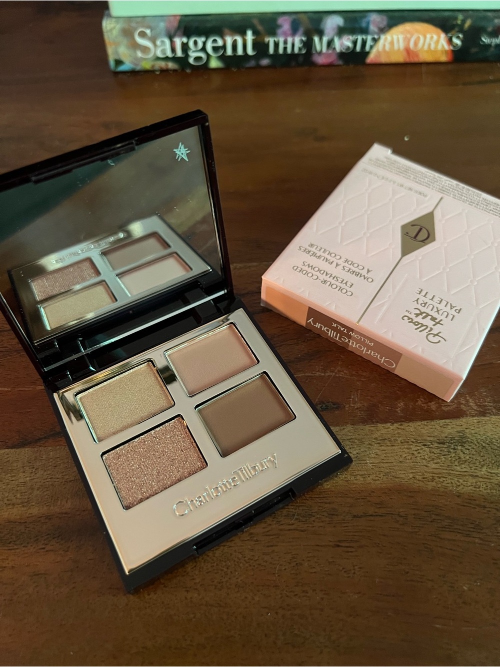 Charlotte Tilbury Pink & Rose Gold Eyeshadow Quad NWT